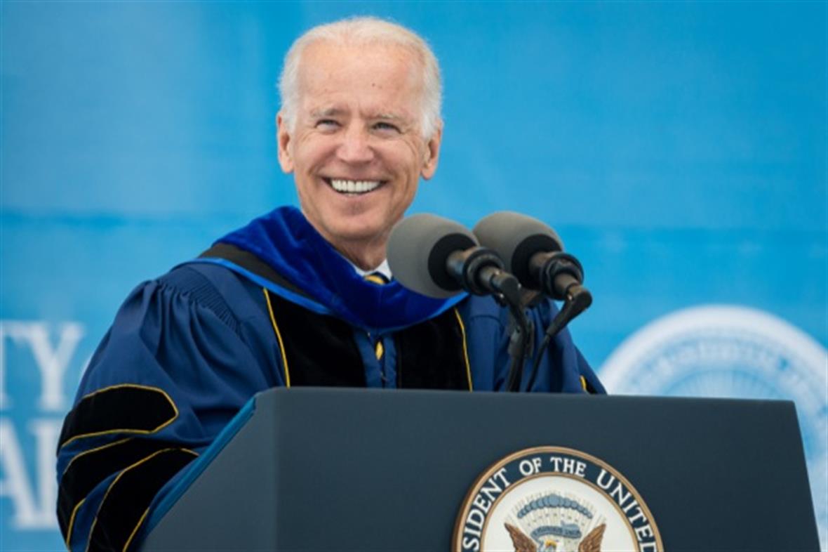 Joe Biden speaking at Commencement 2014